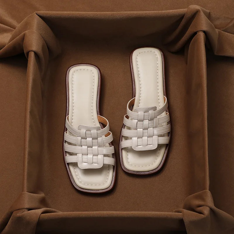 Summer Aqua Slippers