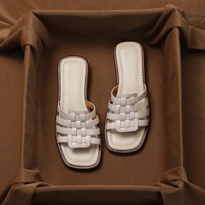 Summer Aqua Slippers