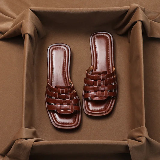 Summer Aqua Slippers